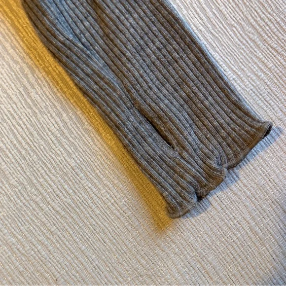 Free People Intimately Ribbed Grey Turtleneck Bodysuit NWT - Picture 4 of 8